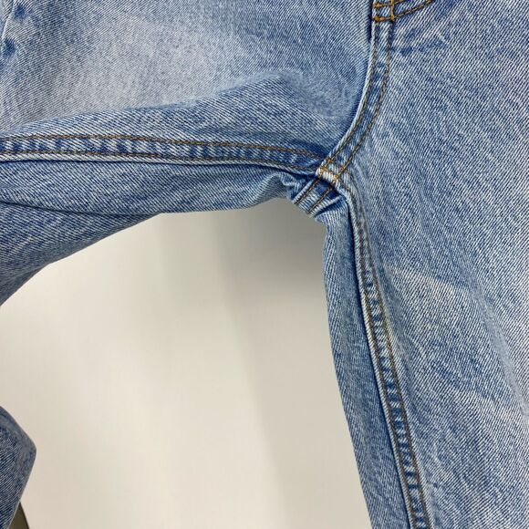 Revice 90’s High Waisted Distressed Button Fly Mom Jeans Light Wash Sz 29 - Picture 7 of 11